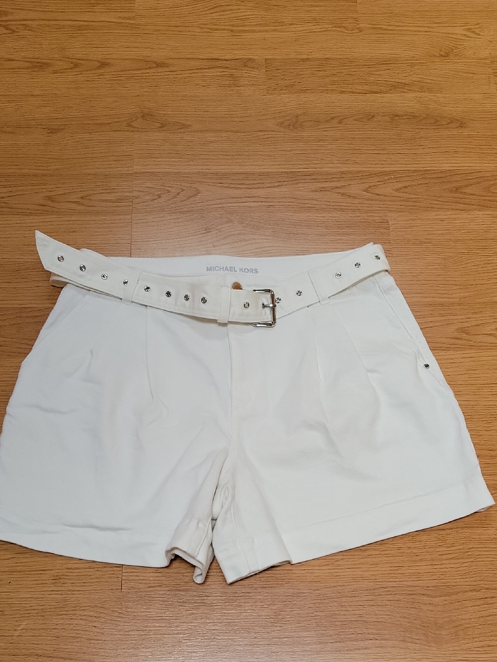 Michael Kors High Waist White Shorts